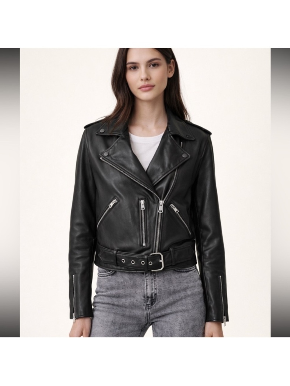 Allsaints BALFERN LEATHER BIKER JACKET